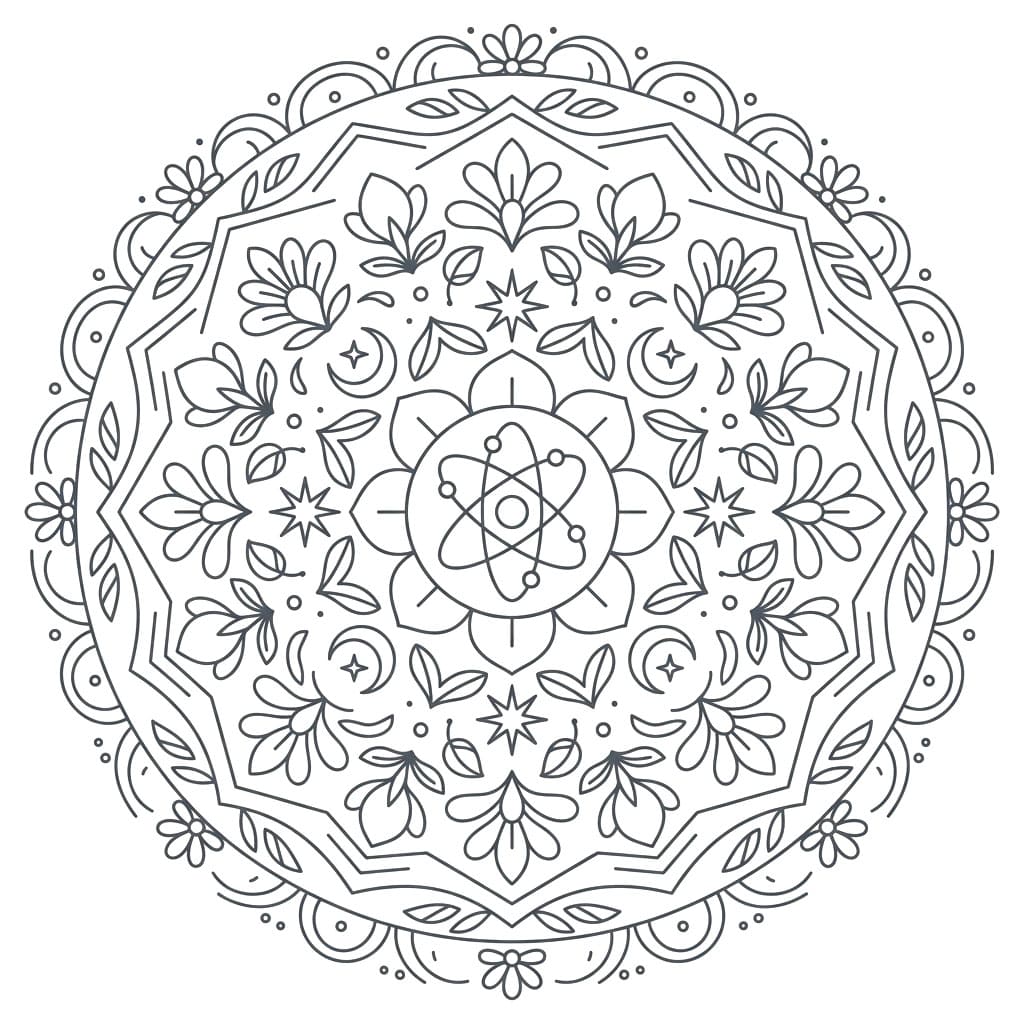 Dusk Element Mandala Science Design Mandalas
