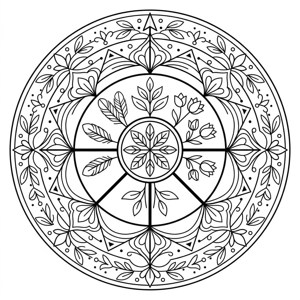 Echo Medicine Wheel Mandala Design Mandalas