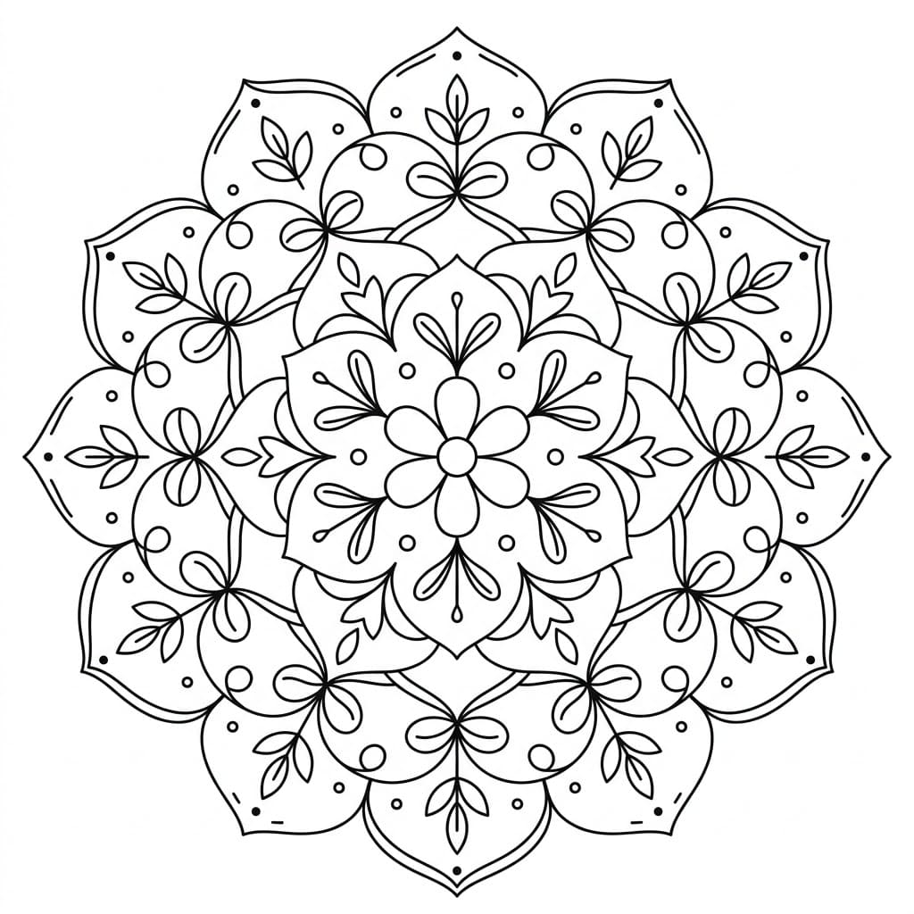 Elegant Moji Mandala Art Mandalas