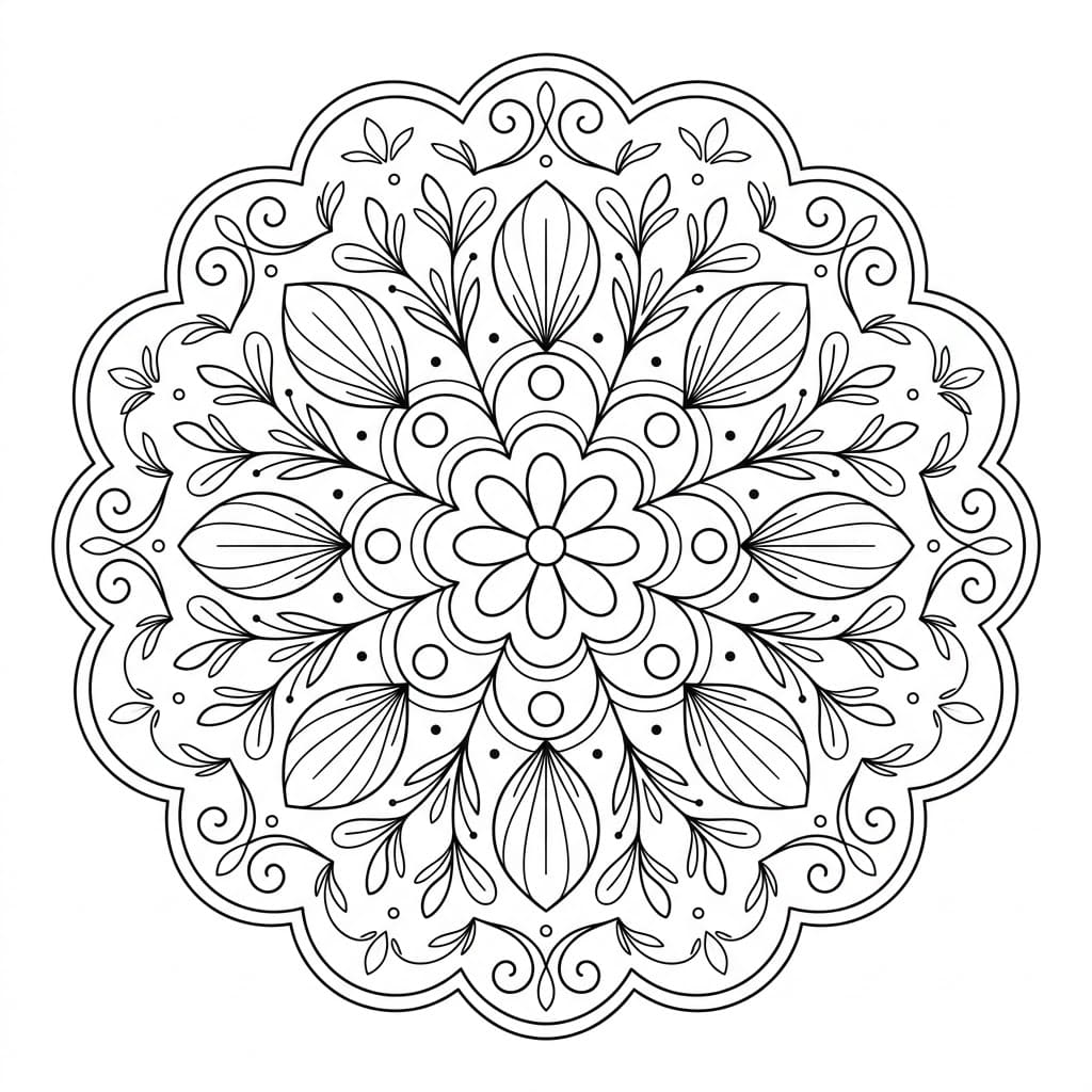 Ethereal Dreamtime Mandala Template Mandalas