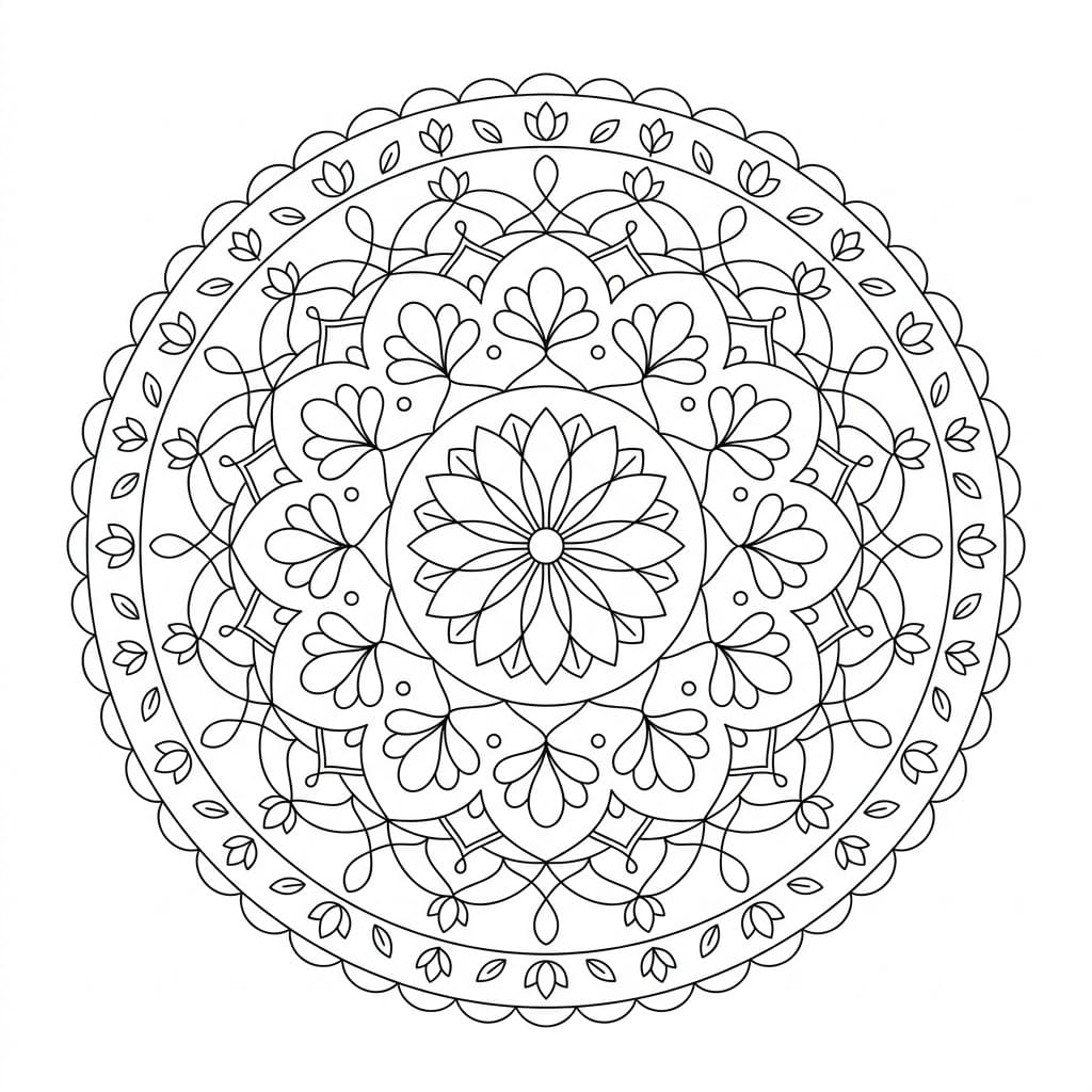Ethereal Geometry Mandala Exercise Mandalas