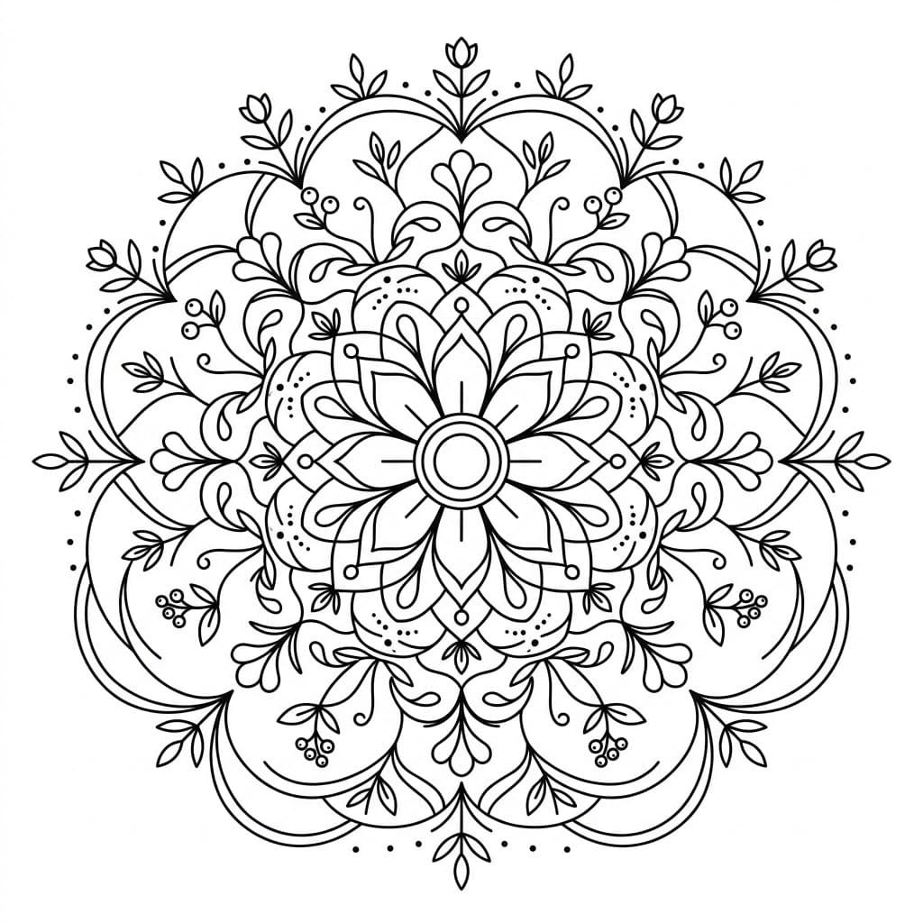 Ethereal Pattern Mandala Activitie Mandalas