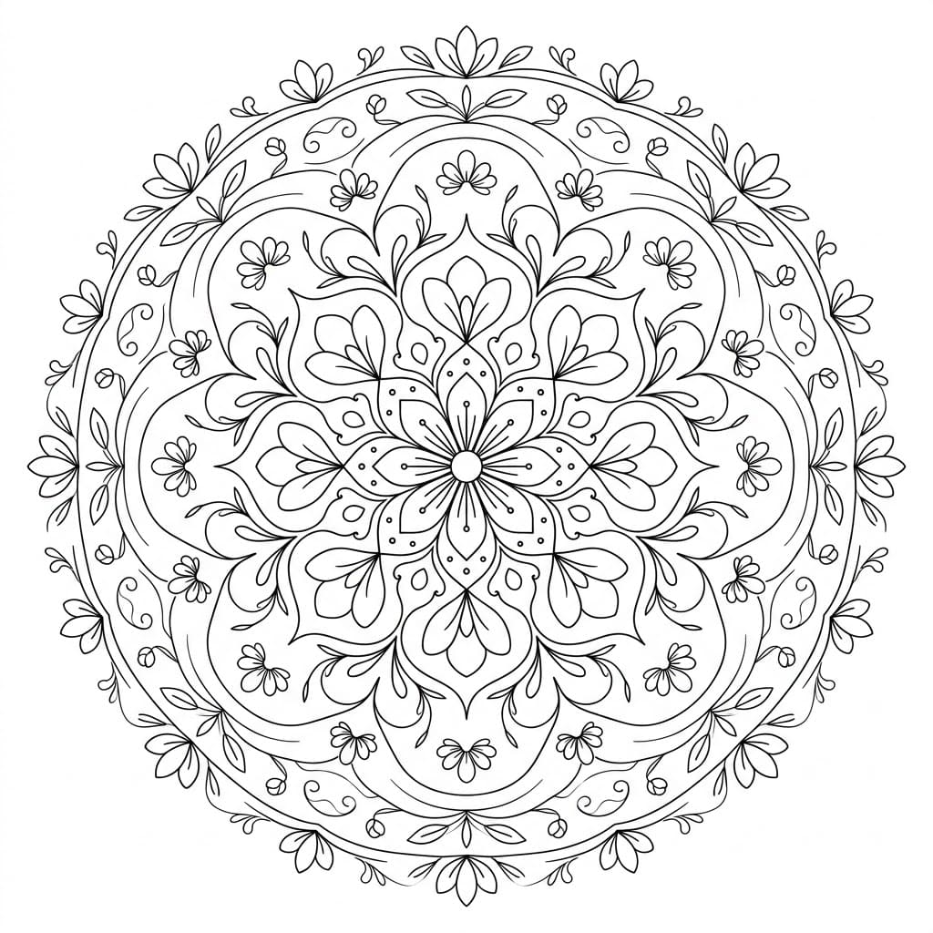 Floral Name Mandala Personalization Tool Mandalas