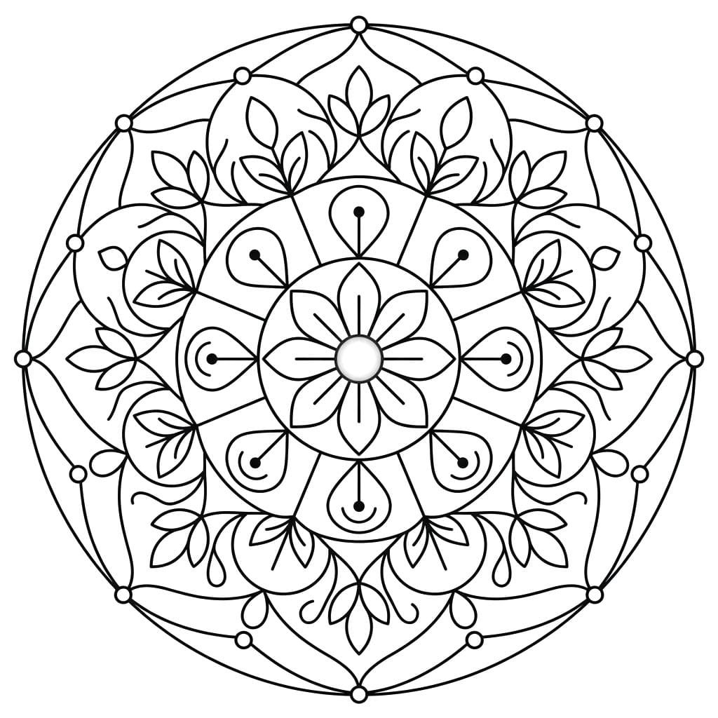 Glow Element Mandala Science Design Mandalas