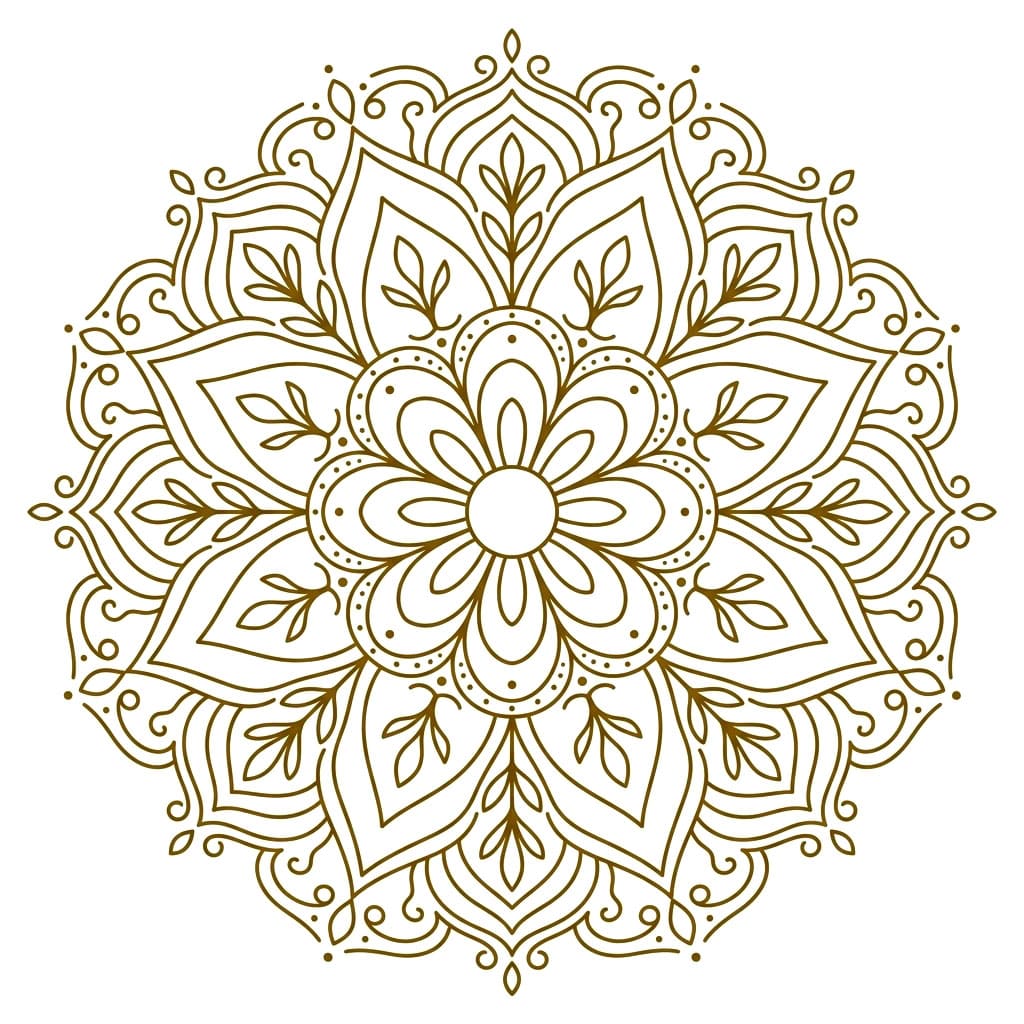 Symmetry Mandala Templates Mandalas