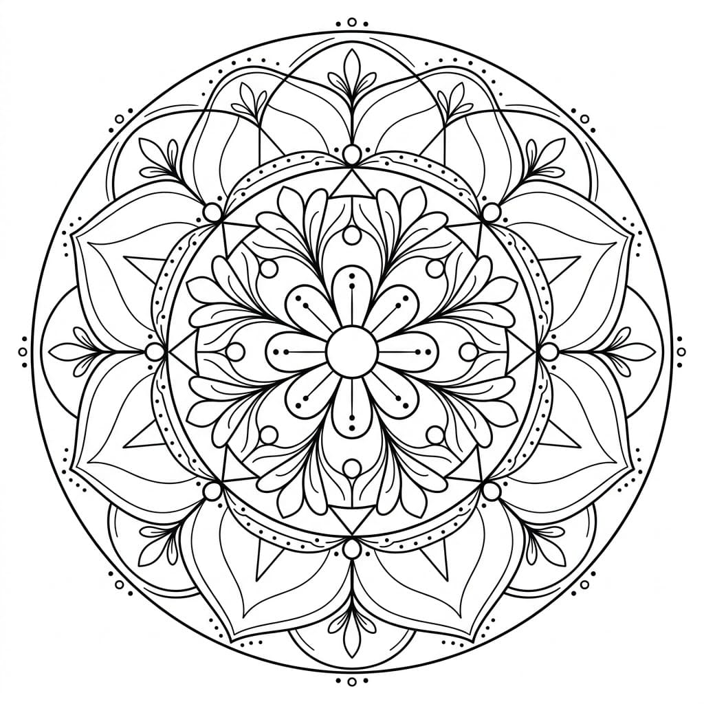 Golden Circle Healing Mandala Worksheet Mandalas