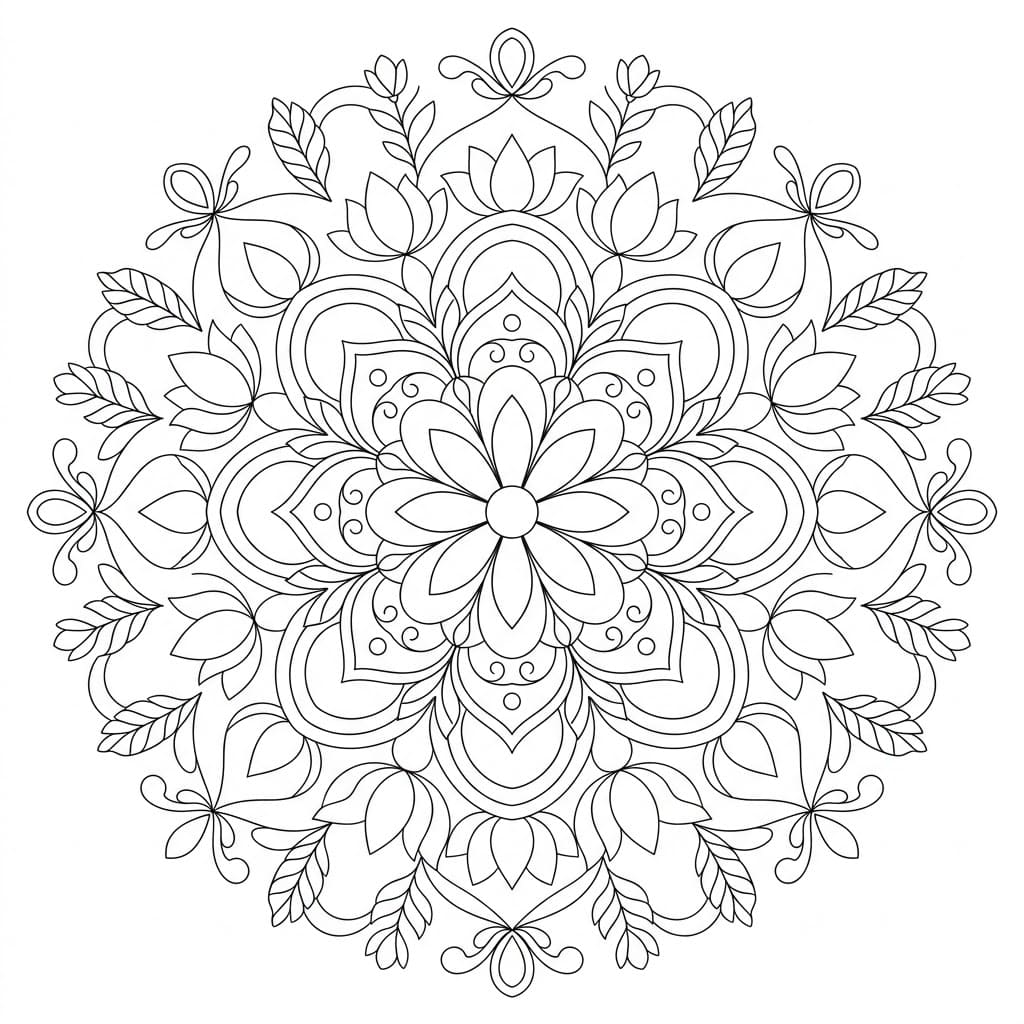 Harmony Dreamtime Mandala Template Mandalas