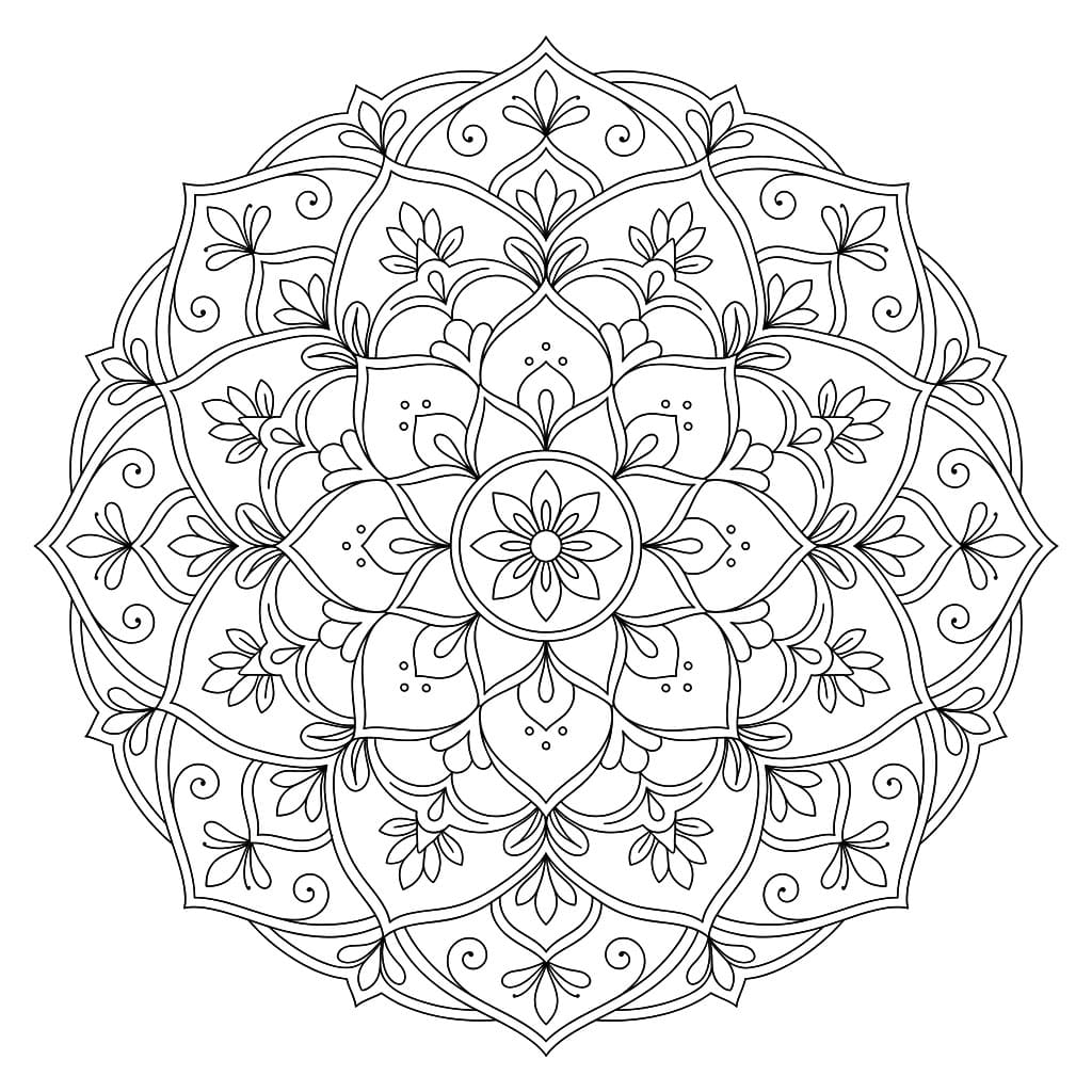 Harmony Flow Jnanadakini Mandala Template Mandalas