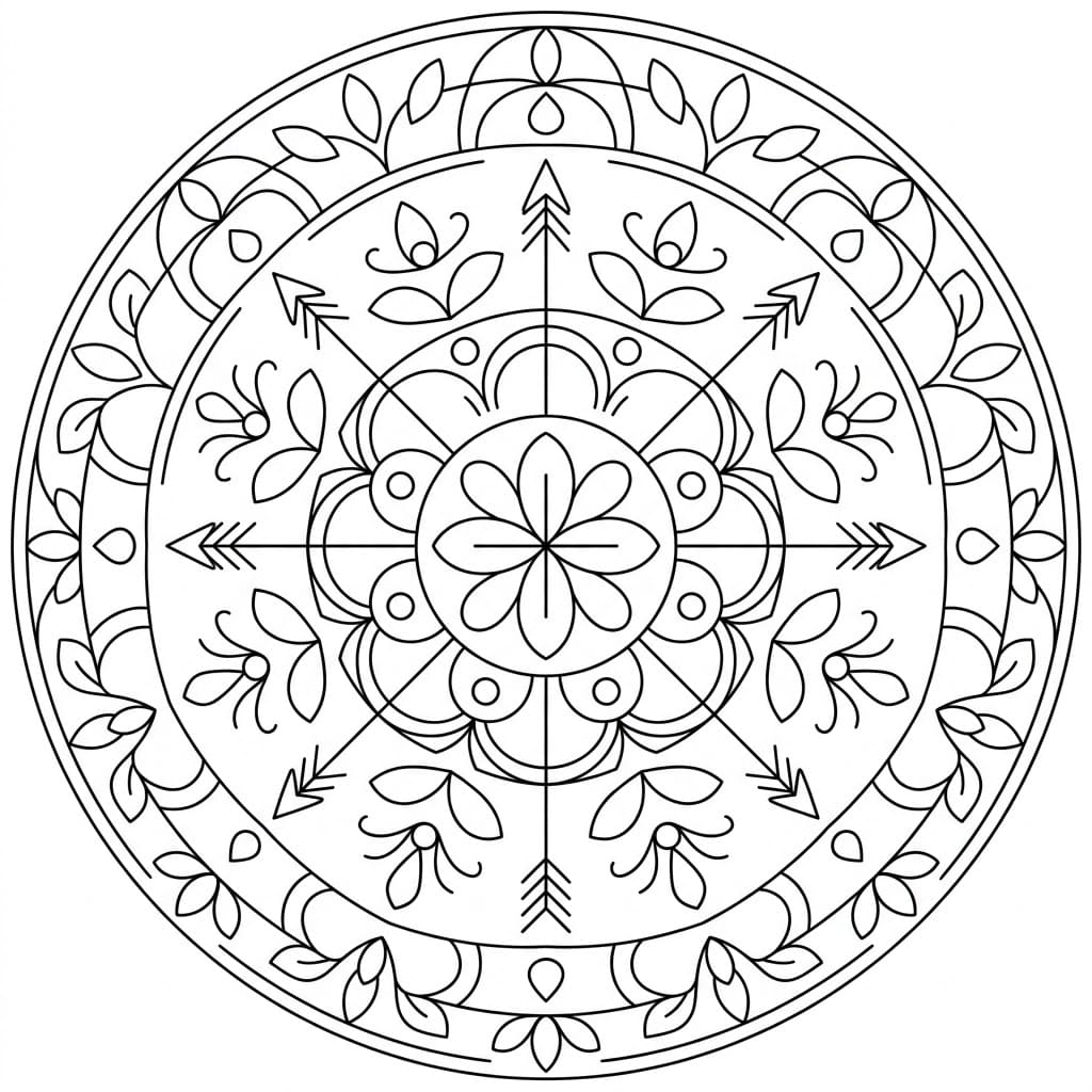 Harmony Medicine Wheel Mandala Design Mandalas