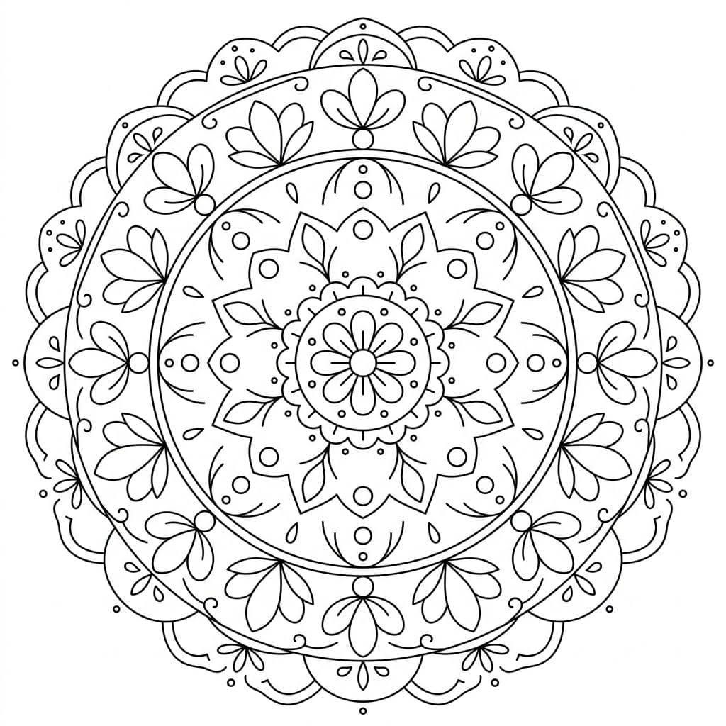 Harmony Pattern Mandala Activitie Mandalas