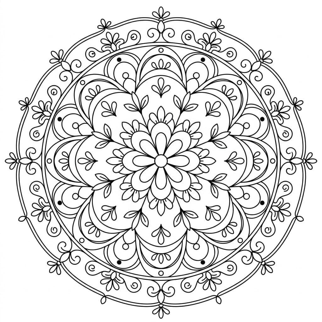 Harmony Teaching Mandala Template Mandalas