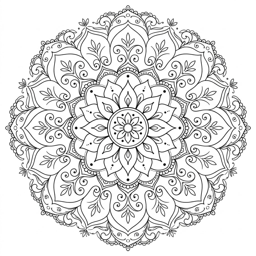Infinite Dreamtime Mandala Template Mandalas