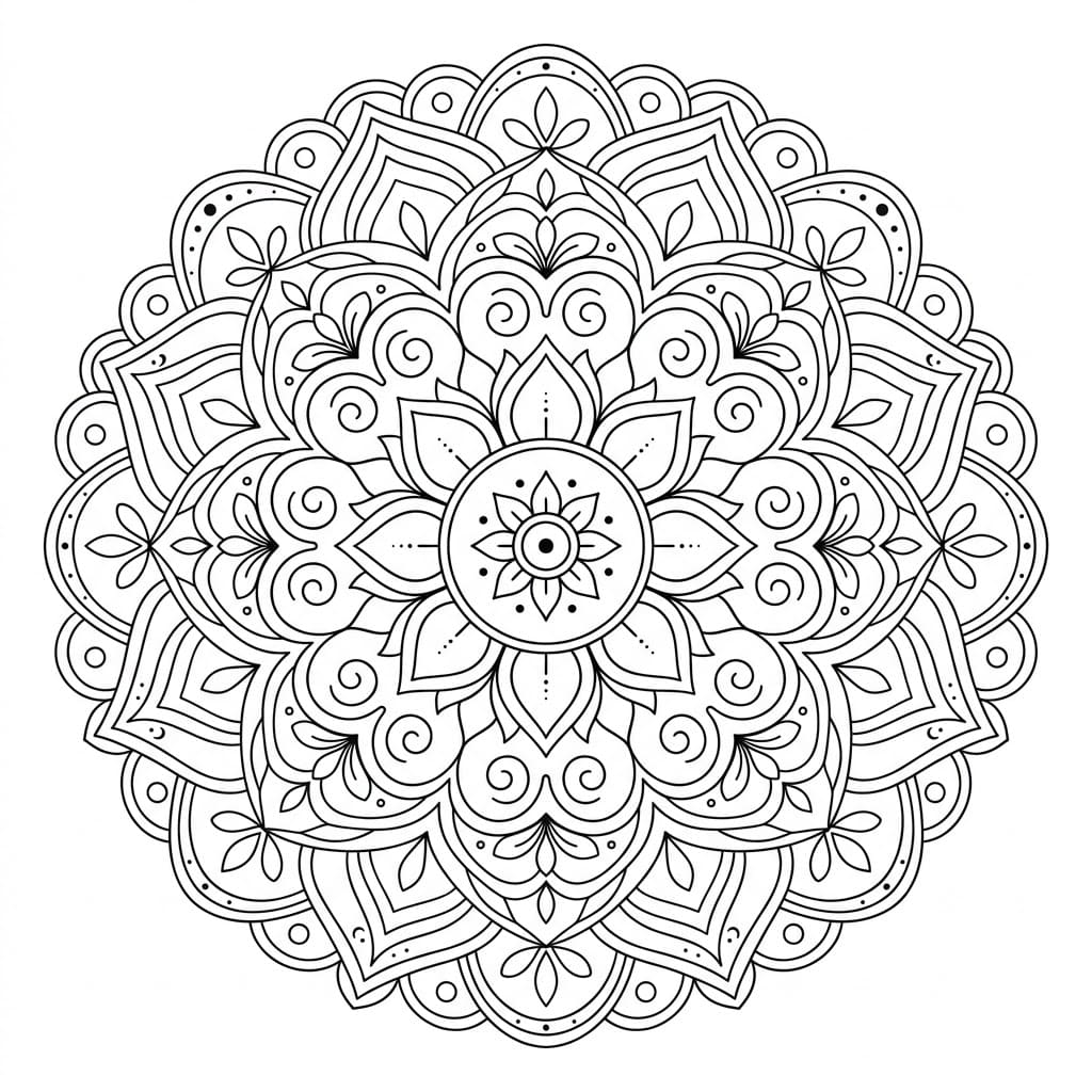 Infinite Shi-Tro Mandala Art Mandalas