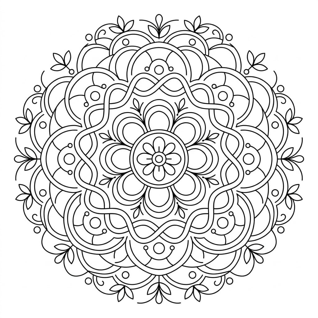 Infinity Pattern Mandala Activitie Mandalas