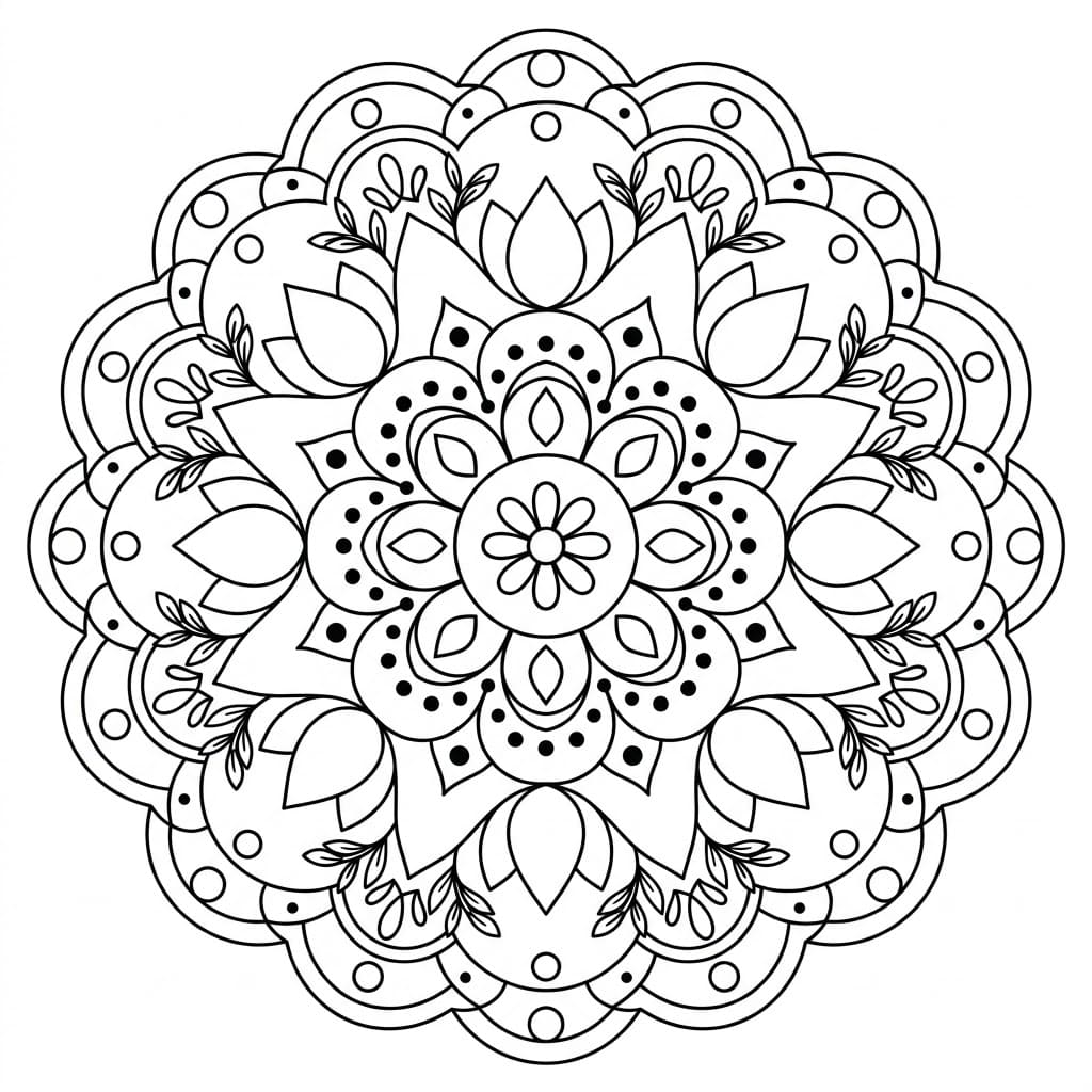 Light Drift Healing Mandala Worksheet Mandalas