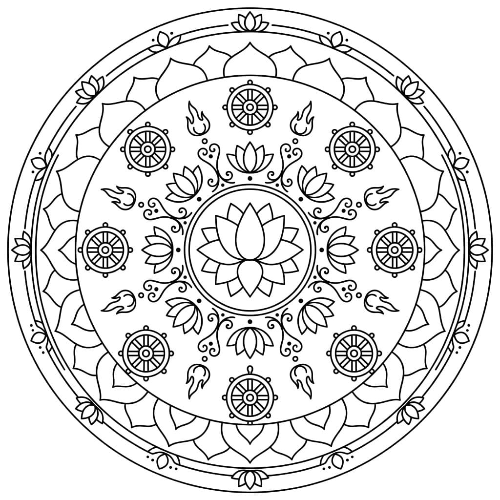 Chakrasamvara Mandala Patterns Mandalas