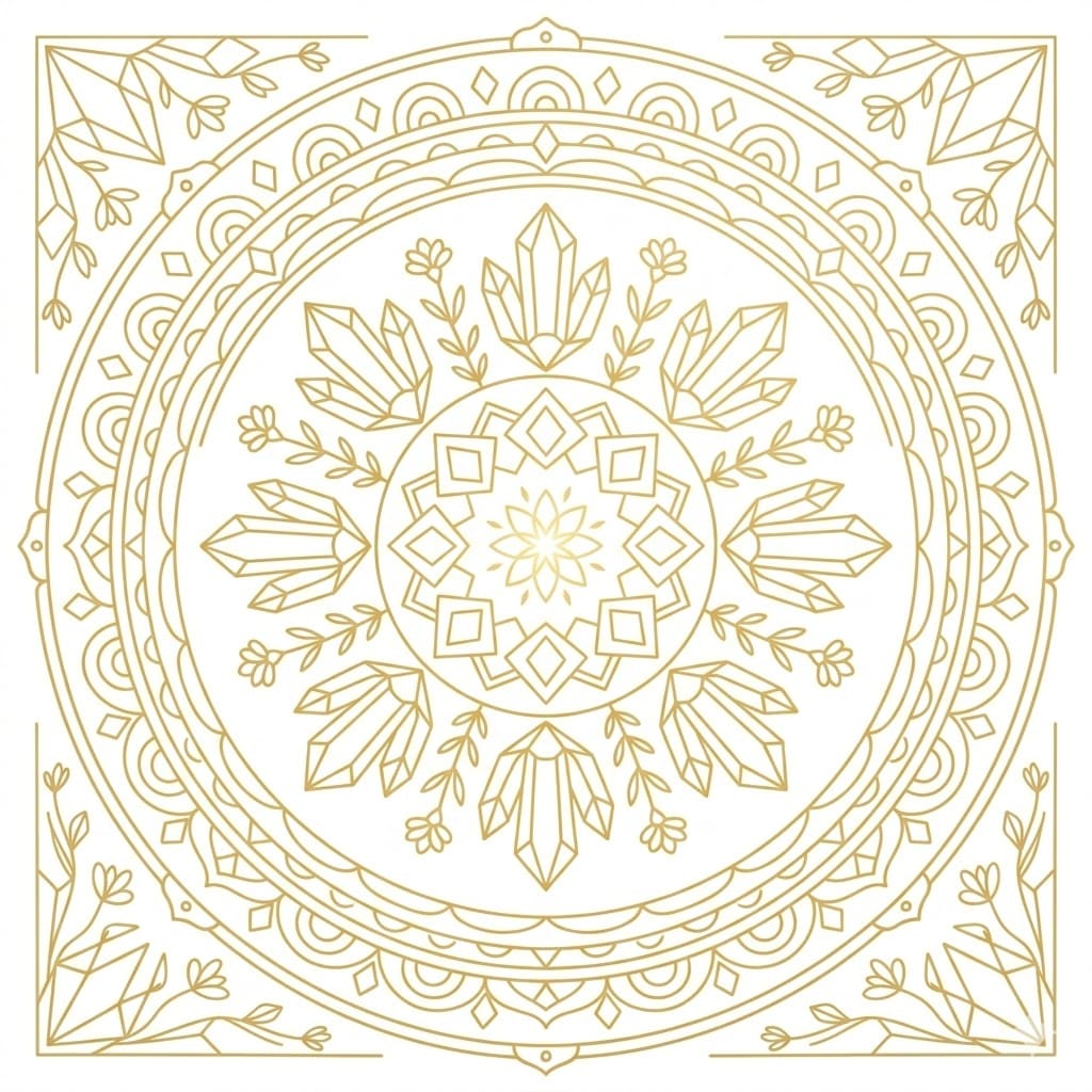 Luminous Geometry Mandala Exercise Mandalas