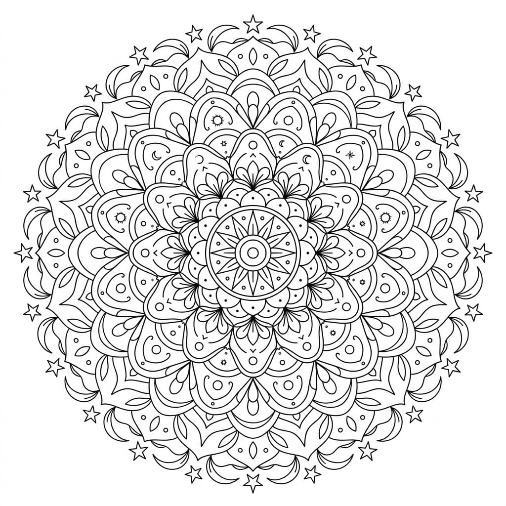 Nova Zodiac Mandala Learning Sheet Mandalas