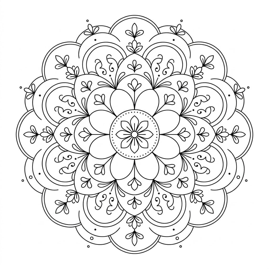 Ornate Moji Mandala Art Mandalas