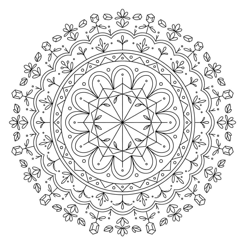 Prism Element Mandala Science Design Mandalas