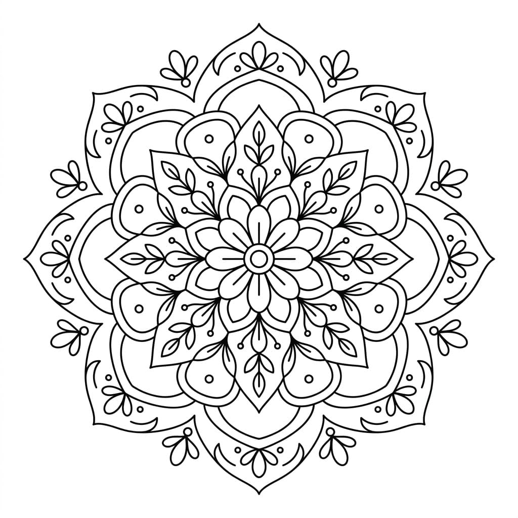 Pure Dreamtime Mandala Template Mandalas