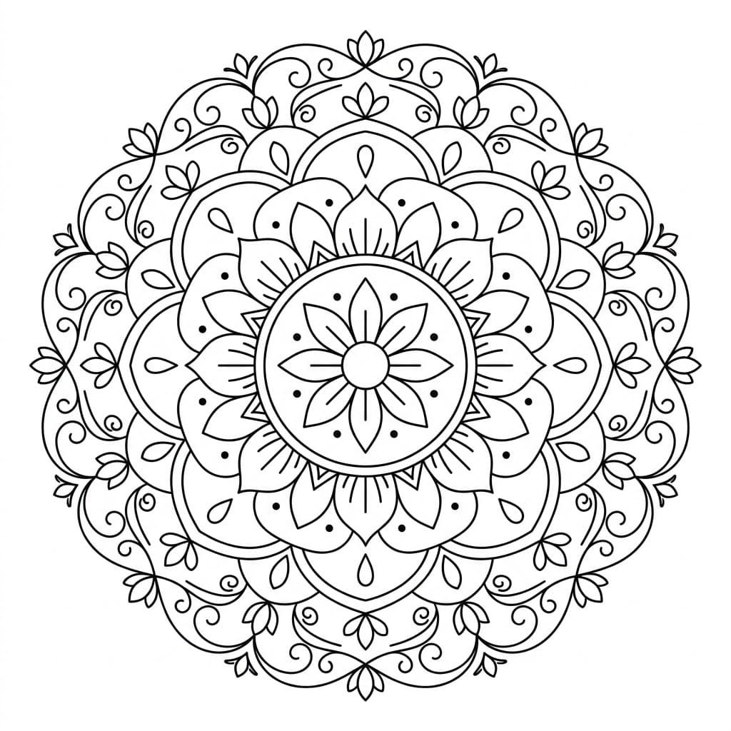 Pure Essence Healing Mandala Worksheet Mandalas