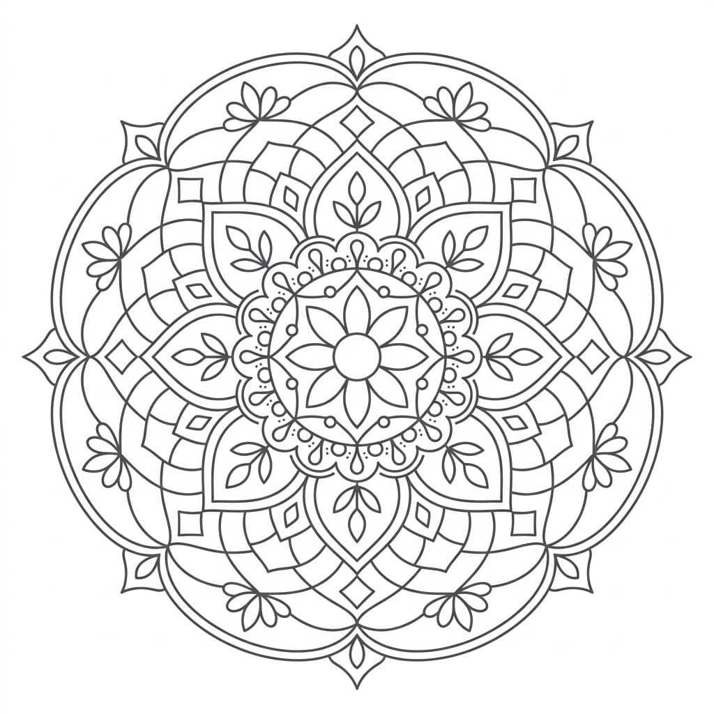 Pure Geometry Mandala Exercise Mandalas