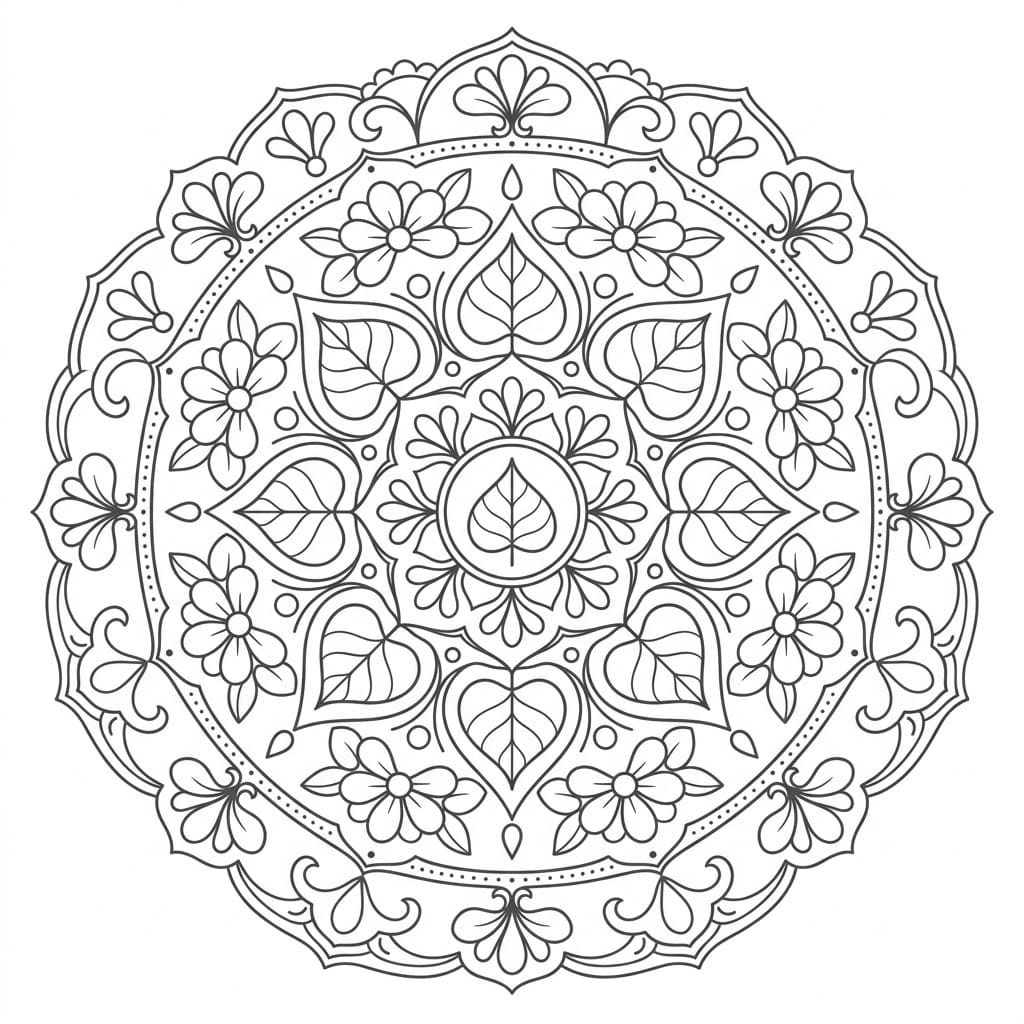 Pure Harmony Bodhi Mandala Design Mandalas