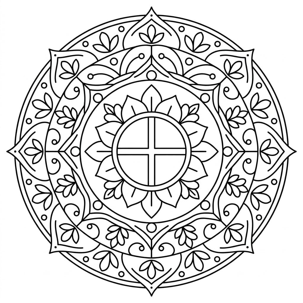 Pure Medicine Wheel Mandala Design Mandalas