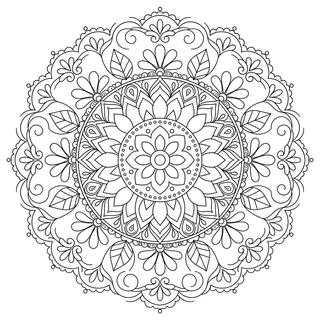 Pure Teaching Mandala Template Mandalas