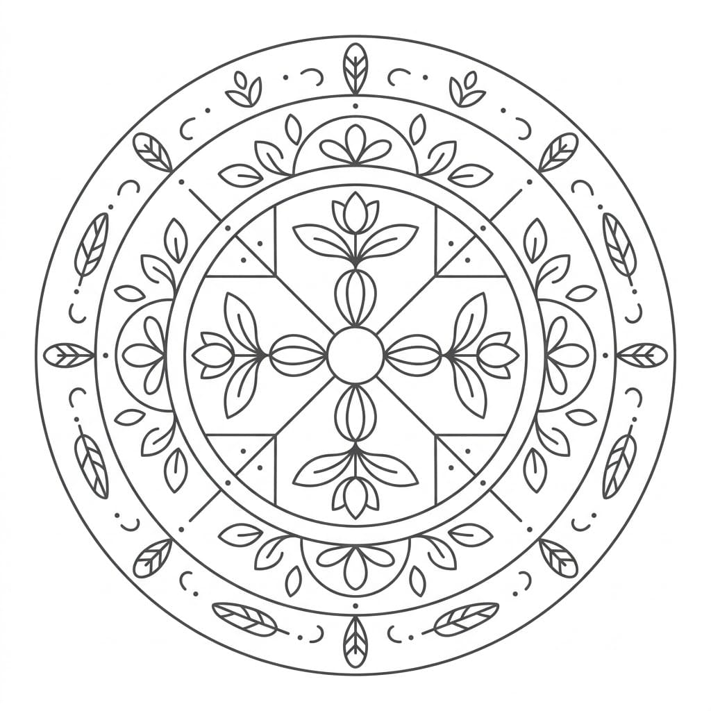 Quiet Medicine Wheel Mandala Design Mandalas