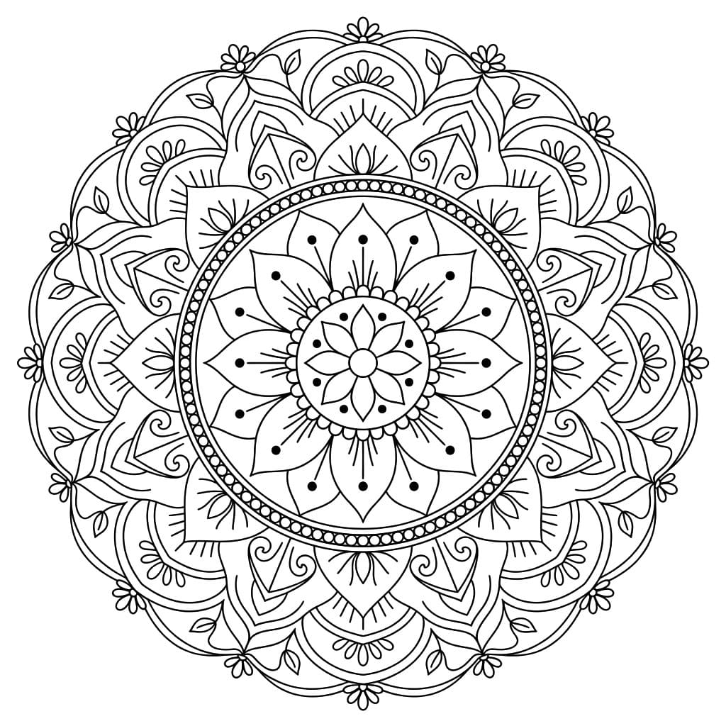 Radiant Chakrasamvara Mandala Pattern Mandalas