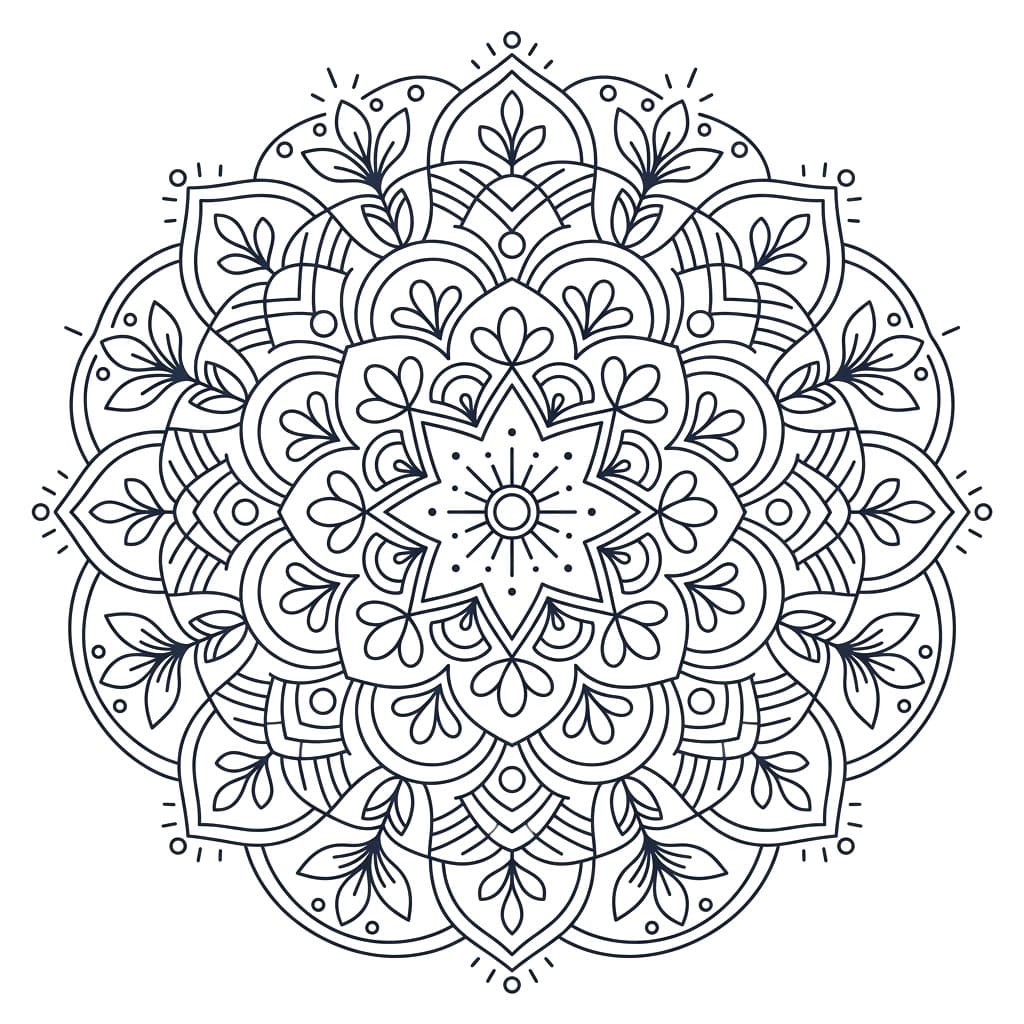 Radiant Element Mandala Science Design Mandalas