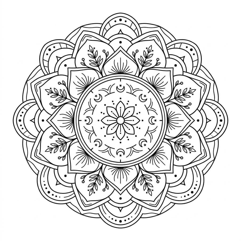Radiant Path Navagraha Mandala Art Mandalas