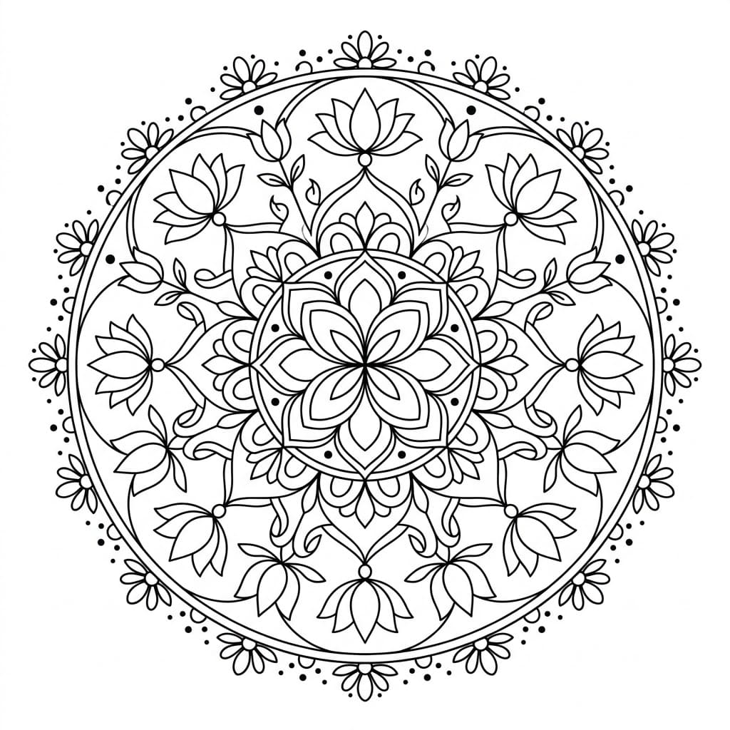 Radiant Shi-Tro Mandala Art Mandalas