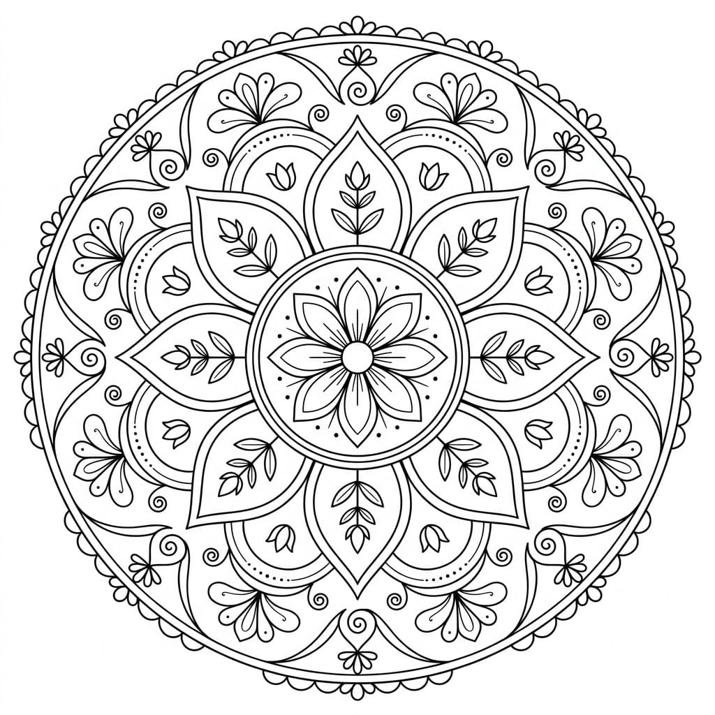Sacred Bloom Shi-Tro Mandala Art Mandalas
