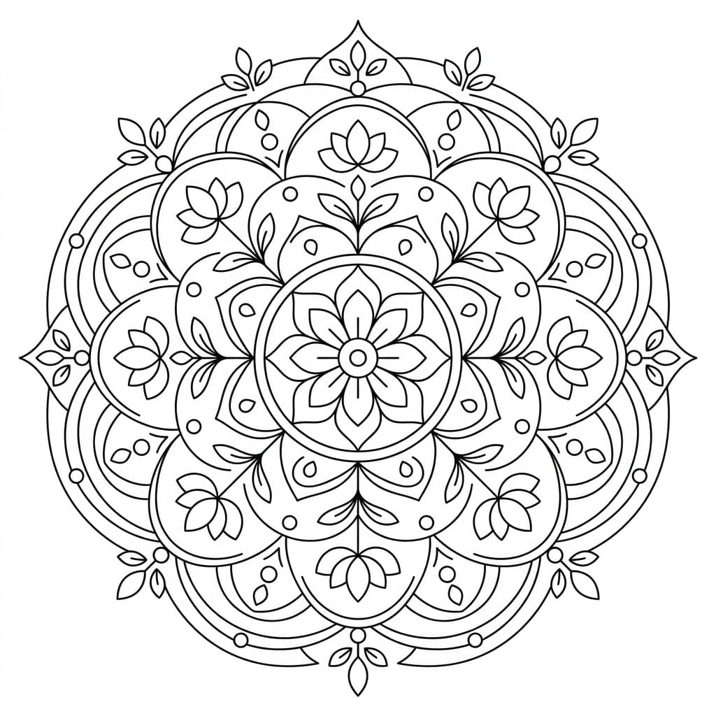 Sacred Moji Mandala Art Mandalas