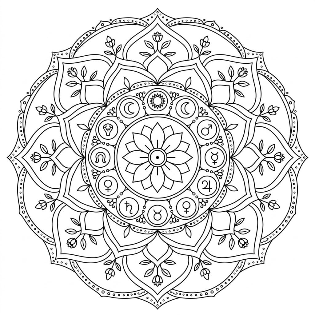 Sacred Motion Navagraha Mandala Art Mandalas