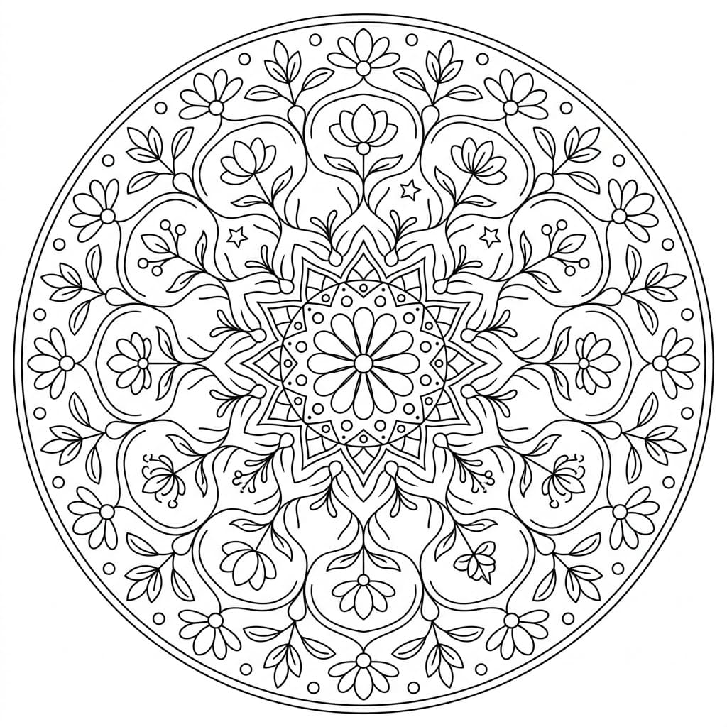Serenity Zodiac Mandala Learning Sheet Mandalas