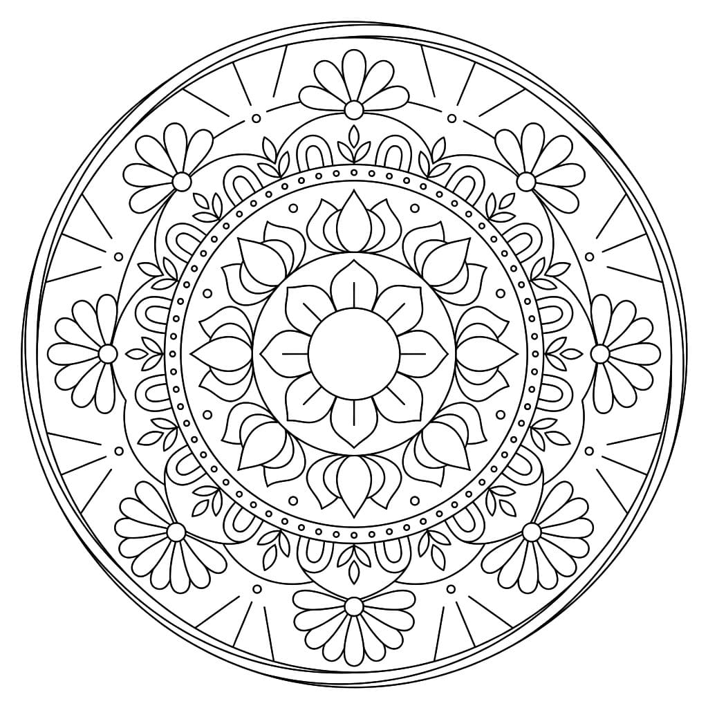 Silent Ensō Mandala Pattern Mandalas