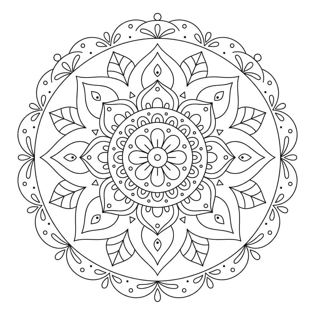 Silent Geometry Mandala Exercise Mandalas