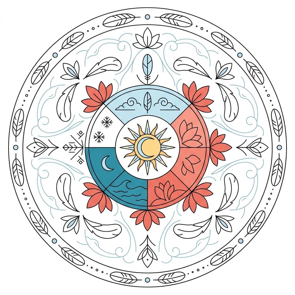 Medicine Wheel Mandala Designs Mandalas