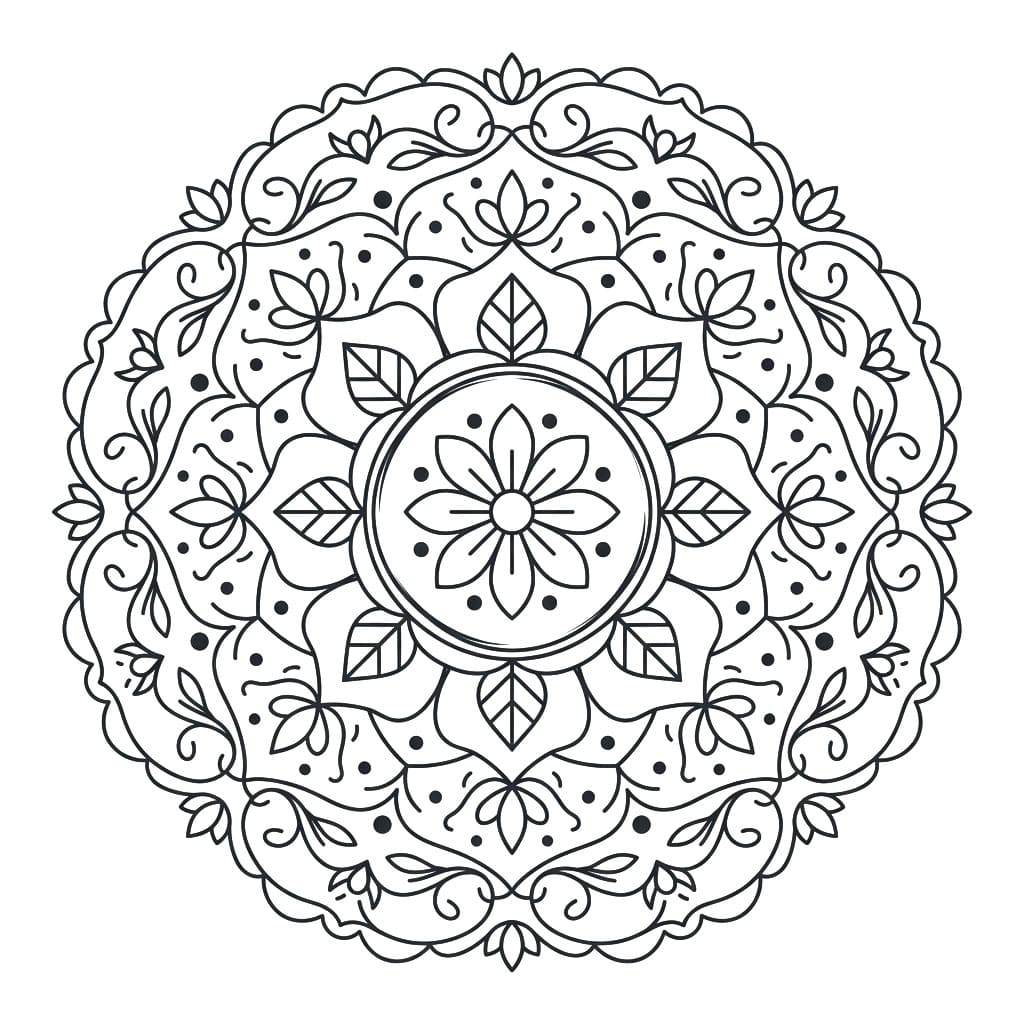 Soft Ensō Mandala Pattern Mandalas
