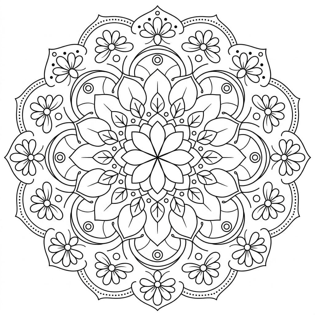 Soft Petal Shi-Tro Mandala Art Mandalas
