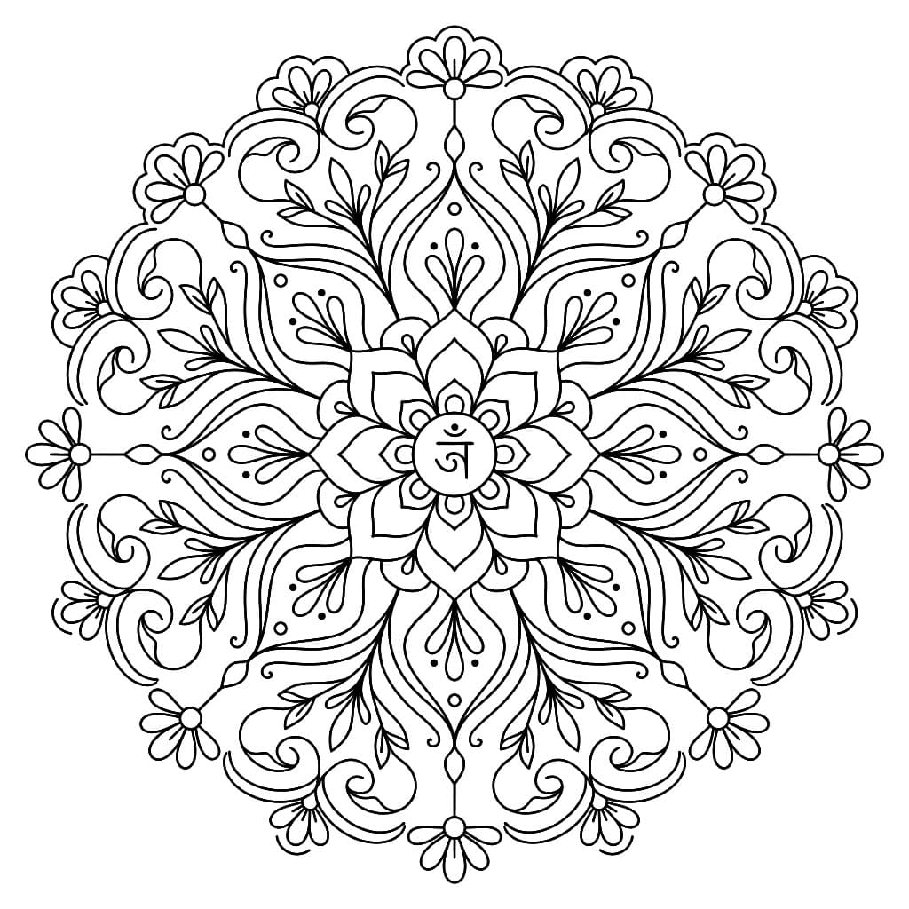 Spirit Jnanadakini Mandala Template Mandalas