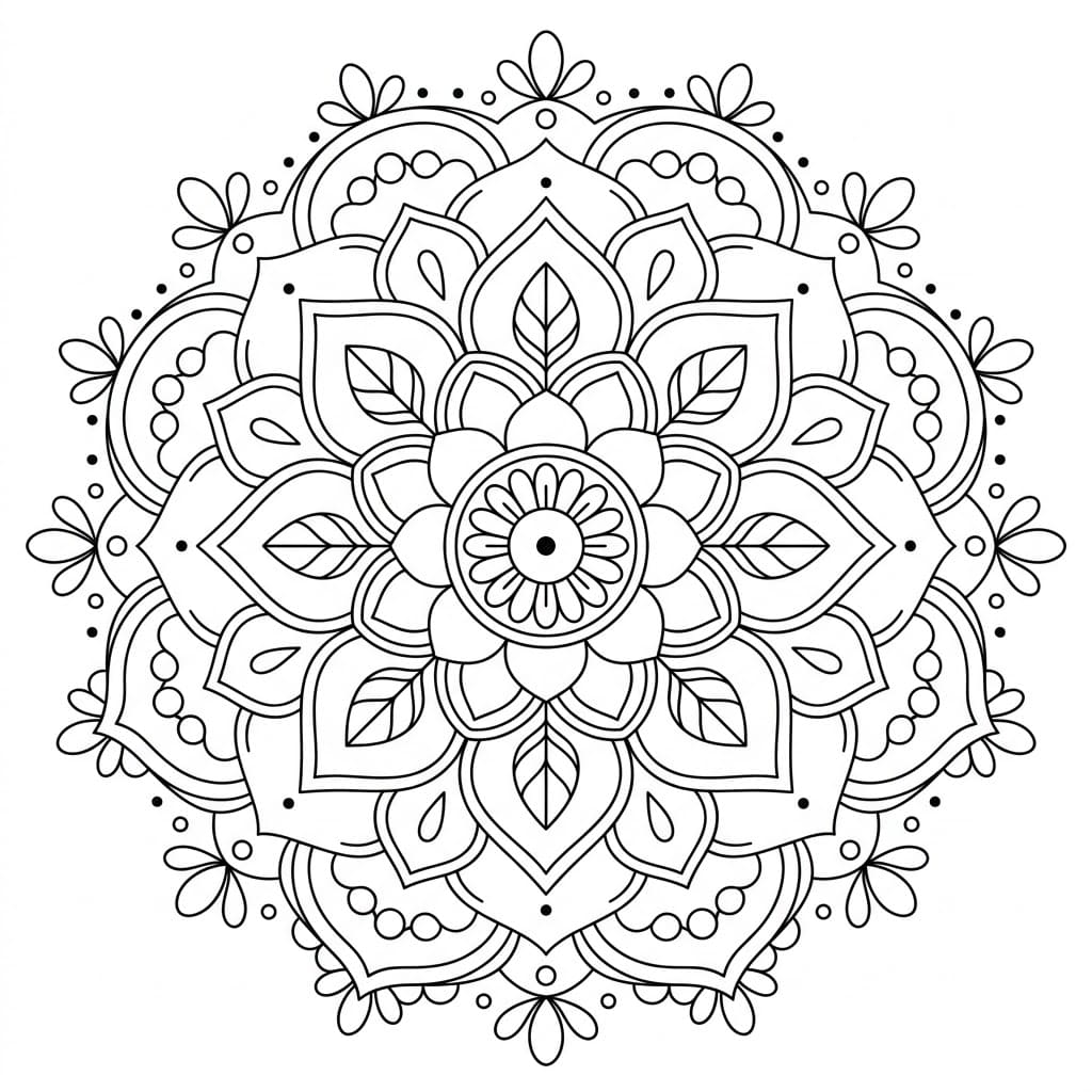 Spiritual Dreamtime Mandala Template Mandalas