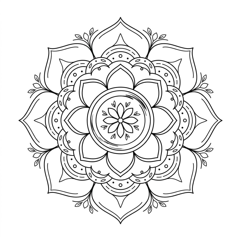 Still Ensō Mandala Pattern Mandalas