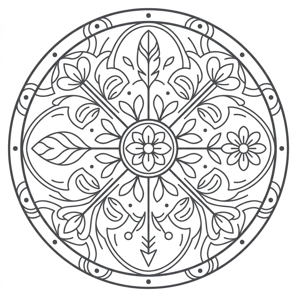 Stone Medicine Wheel Mandala Design Mandalas