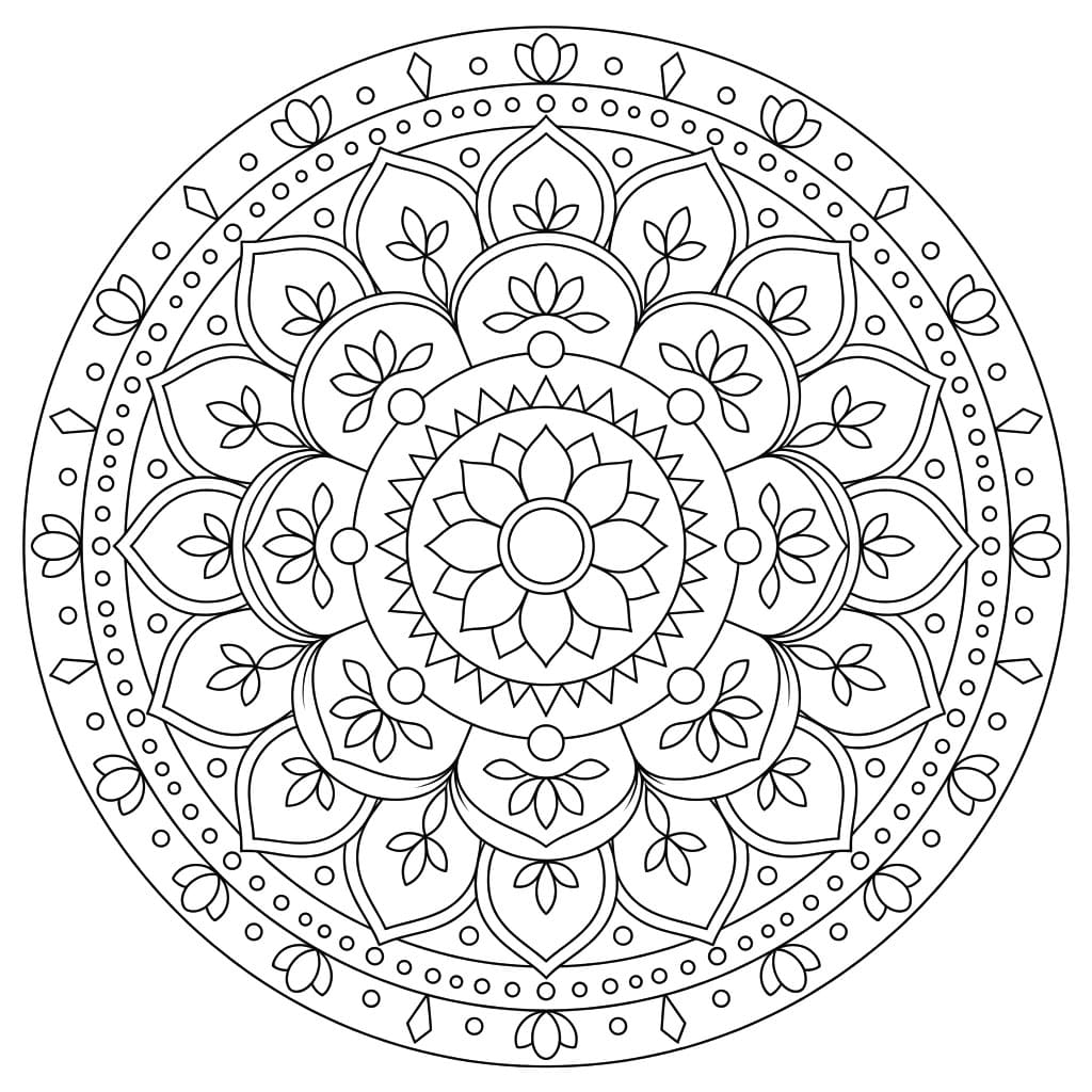 Subtle Chakrasamvara Mandala Pattern Mandalas