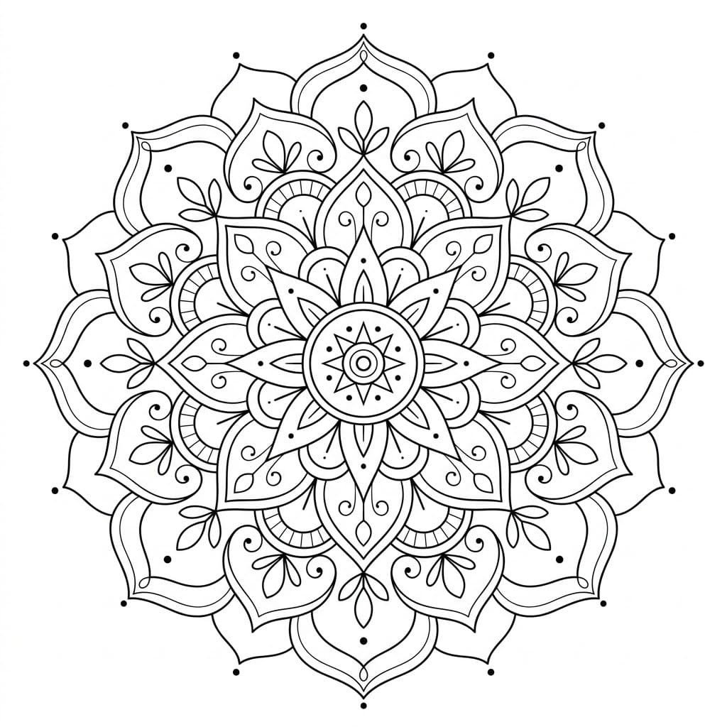 Sunburst Shi-Tro Mandala Art Mandalas